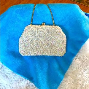 EUC Vintage Sequined handbag